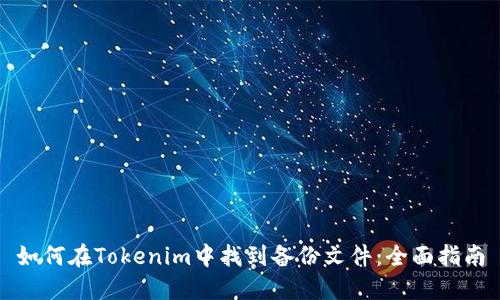如何在Tokenim中找到备份文件：全面指南