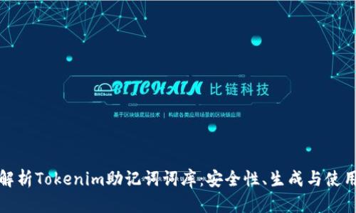全面解析Tokenim助记词词库：安全性、生成与使用攻略